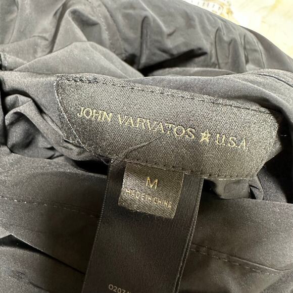 John Varvotos USA NWOT Bian Polyester Bomber Style Jacket Size M Reversible - Picture 3 of 8